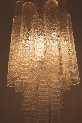 Italian Tube Chandelier from Venini, 1950s-VNE-973683