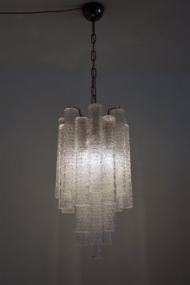 Italian Tube Chandelier from Venini, 1950s-VNE-973683