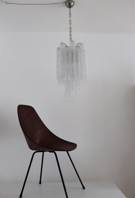 Italian Tube Chandelier from Venini, 1950s-VNE-973683