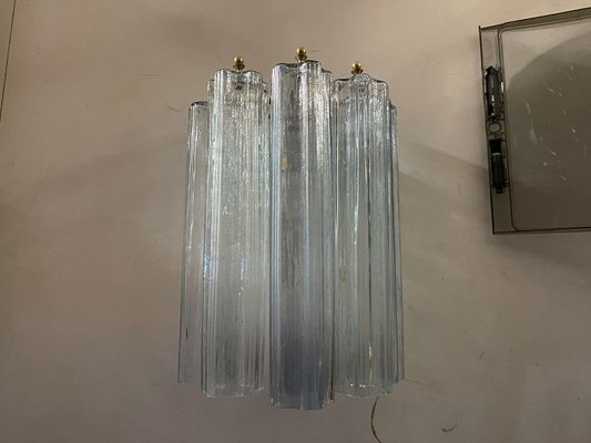 Italian Tube Wall Lights in Murano Glass, Set of 2-JJC-1186269