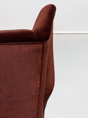 Italian Two-Seat Sofa in Red Corduroy Velvet by Grand Hotel Duomo Milano, 1950-GDD-1096879