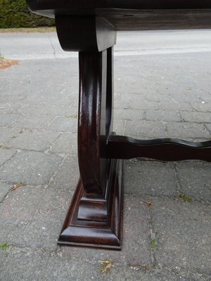 Italian Two-Tone Mahogany Lyre Cabinet in the Style of Borsani-AWL-1289969