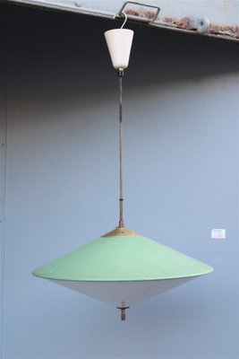 Italian UFO Chandelier in Metal and Acrylic Glass, 1950-EH-1796007