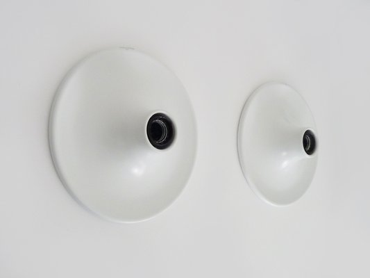 Italian Ufo Disc Wall Sconces from Targetti, 1970s, Set of 2-MZP-1746843