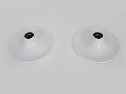 Italian Ufo Disc Wall Sconces from Targetti, 1970s, Set of 2-MZP-1746843