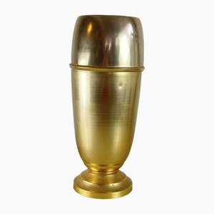 Italian Umbrella Stand in Brass, 1950s-YST-1780341