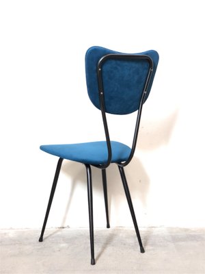 Italian Upholstered Metal Chair, 1960s-FQG-1754298