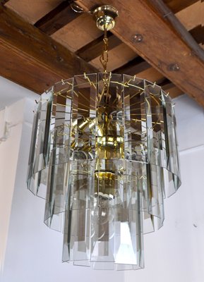 Italian Veca Chandelier with 3 Levels, 1970s-EJE-1174599