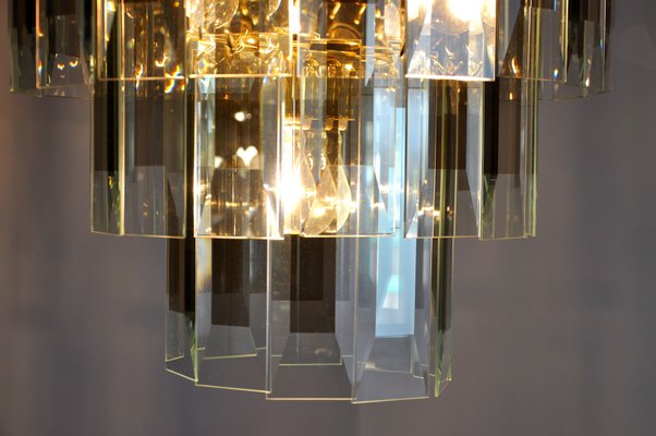 Italian Veca Chandelier with 3 Levels, 1970s-EJE-1174599