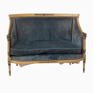 Italian Velvet Sofa, 1890s-RCE-1407249