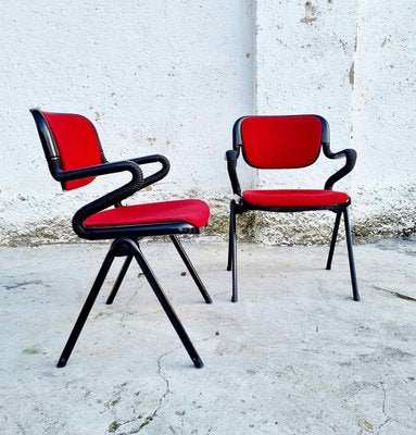 Italian Vertebra System Chairs by Emilio Ambasz and Giancarlo Piretti for OpenArk / Anonima Castelli, 1970s, Set of 2-PUG-899958