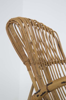 Italian Vintage Bamboo Rocking Chair 1950s-RCE-1099581