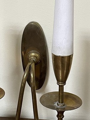 Italian Wall Lamps in the Style of Thu Ponti, 1940s, Set of 4-JHL-1345271