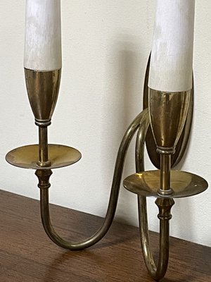 Italian Wall Lamps in the Style of Thu Ponti, 1940s, Set of 4-JHL-1345271