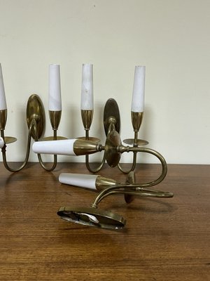 Italian Wall Lamps in the Style of Thu Ponti, 1940s, Set of 4-JHL-1345271