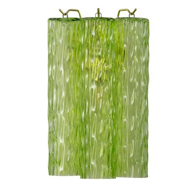 Italian Wall Light in Murano Green Glass, 1990s-MPO-1789160