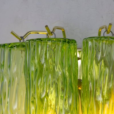 Italian Wall Light in Murano Green Glass, 1990s-MPO-1789160