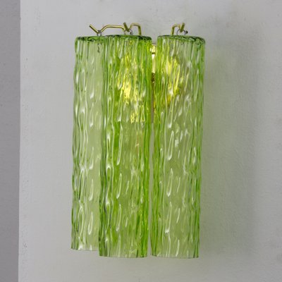 Italian Wall Light in Murano Green Glass, 1990s-MPO-1789160