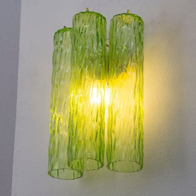 Italian Wall Light in Murano Green Glass, 1990s-MPO-1789160