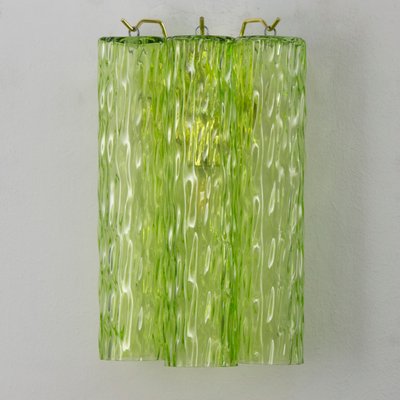 Italian Wall Light in Murano Green Glass, 1990s-MPO-1789160