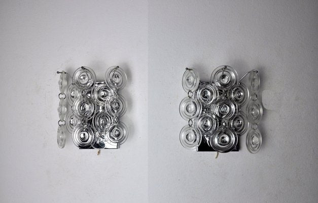 Italian Wall Lights by Oscar Torlasco, 1970s, Set of 2-EJE-1174600