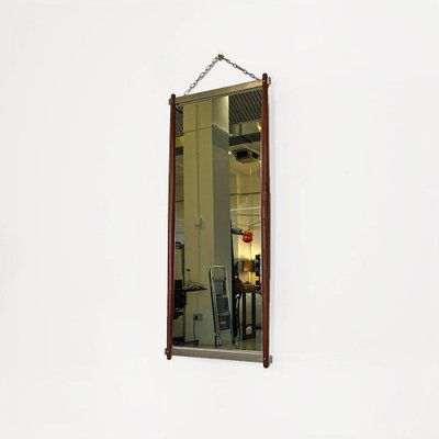 Italian Wall Mirrors with Wood and Steel Frame attributed to Stildomus, 1960s-GDD-1778307