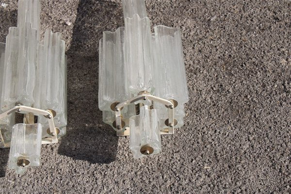 Italian Wall Sconces from Venini, 1960s, Set of 2-EH-807410