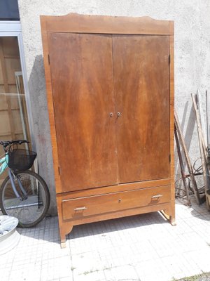 Italian Walnut Cabinet, 1940s-RAQ-561914