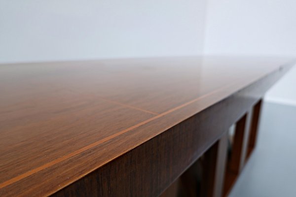 Italian Walnut Console Table, 1940s-FGA-923781