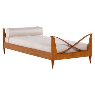 Italian Walnut Daybed by Paolo Buffa, 1940s-KKZ-1824954