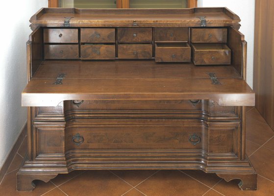 Italian Walnut Dresser with Drawer, 1980s-RAQ-897144