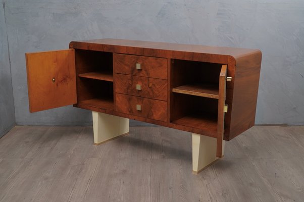 Italian Walnut Sideboard, 1940s-UH-868808