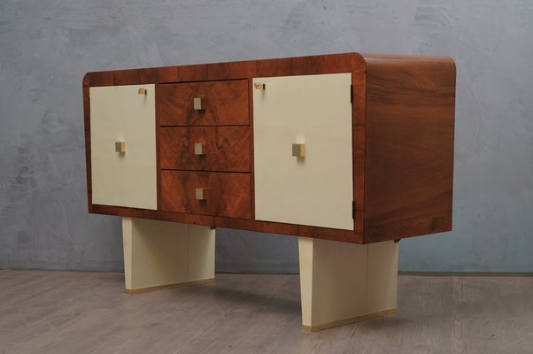 Italian Walnut Sideboard, 1940s-UH-868808