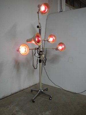 Italian Wheel Floor Lamp, 1950s-WWQ-586466