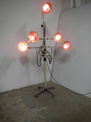 Italian Wheel Floor Lamp, 1950s-WWQ-586466