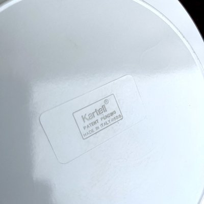 Italian White Ashtray by Anna Castelli Ferrieri for Kartell, 1979-BVG-1270834