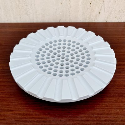 Italian White Ashtray by Anna Castelli Ferrieri for Kartell, 1979-BVG-1270834