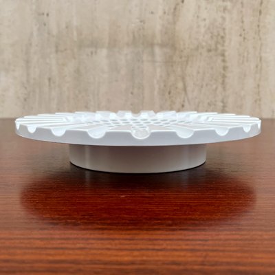 Italian White Ashtray by Anna Castelli Ferrieri for Kartell, 1979-BVG-1270834