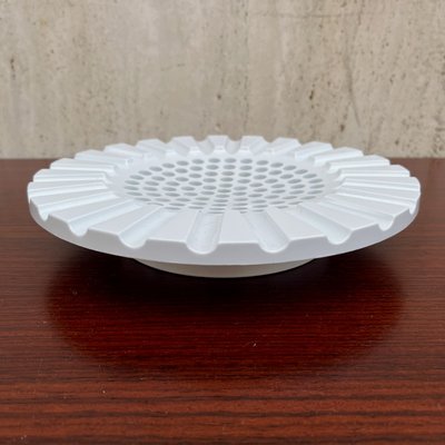 Italian White Ashtray by Anna Castelli Ferrieri for Kartell, 1979-BVG-1270834