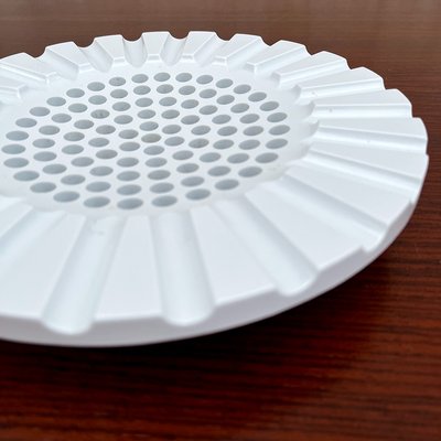 Italian White Ashtray by Anna Castelli Ferrieri for Kartell, 1979-BVG-1270834