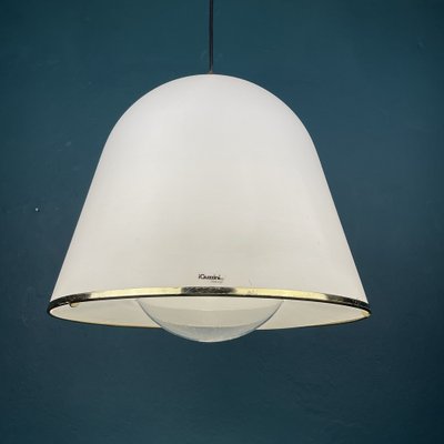 Italian White Kuala Pendant Lamp by Franco Bresciani for Guzzini Italy, 1970s-WQC-1311849