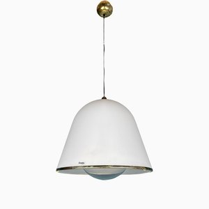 Italian White Kuala Pendant Lamp by Franco Bresciani for Guzzini Italy, 1970s-WQC-1311849