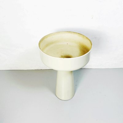 Italian White Porcelain Floor Planter by Angelo Mangiarotti for Brambilla, 1965-GDD-1155488