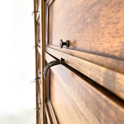 Italian Wood and Brass Office Archive Dresser with 20 Drawers, 1940s-GDD-1757583