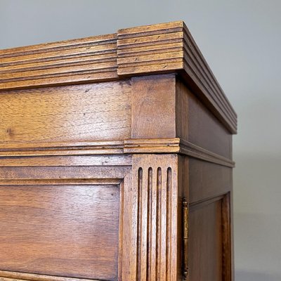 Italian Wood and Brass Office Archive Dresser with 20 Drawers, 1940s-GDD-1757583