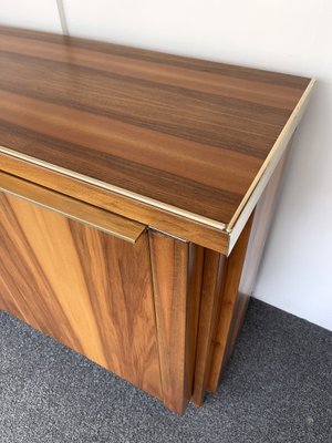 Italian Wood and Brass Sideboard, 1980s-FUE-1451211