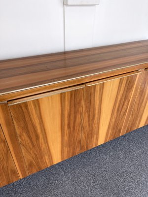 Italian Wood and Brass Sideboard, 1980s-FUE-1451211