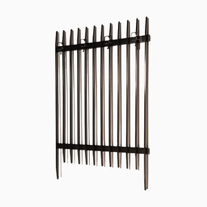 Italian Wood Black Lacquered Coat Rack, 1960s-XDW-1700686