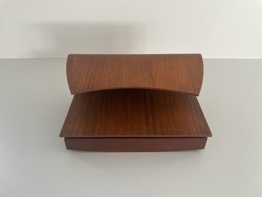 Italian Wood Floating Shelf with Drawer, Italy, 1960s-RDS-1721379