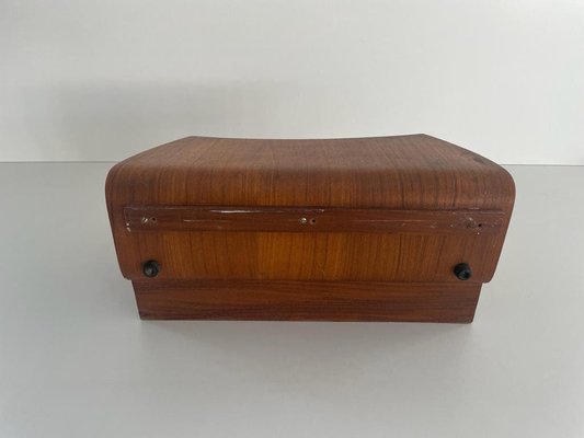 Italian Wood Floating Shelf with Drawer, Italy, 1960s-RDS-1721379